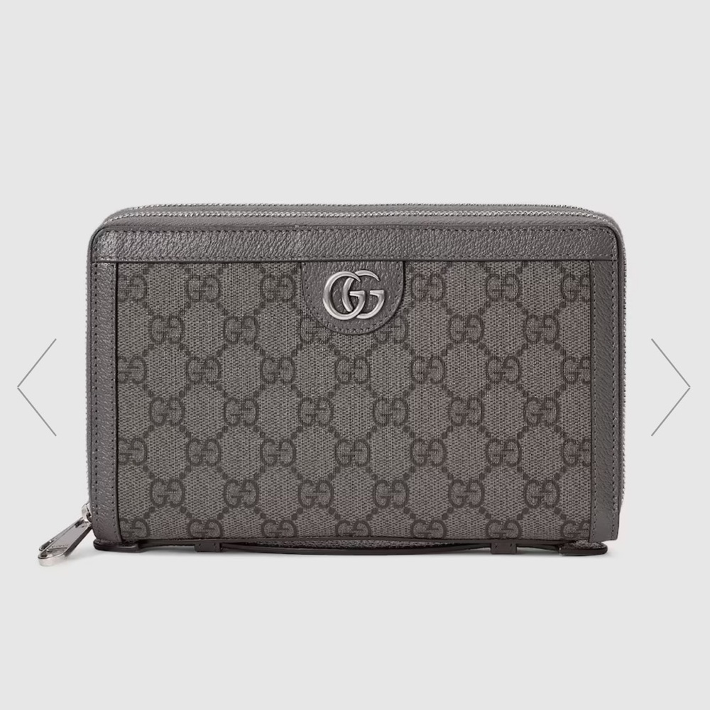Gucci Ophidia Travel Wallet Case - Grey